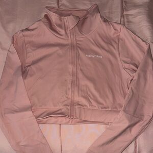Peachy Bunz Pink Zip-Up Jacket